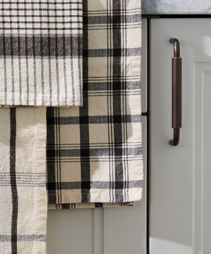 Larder Check Teatowel