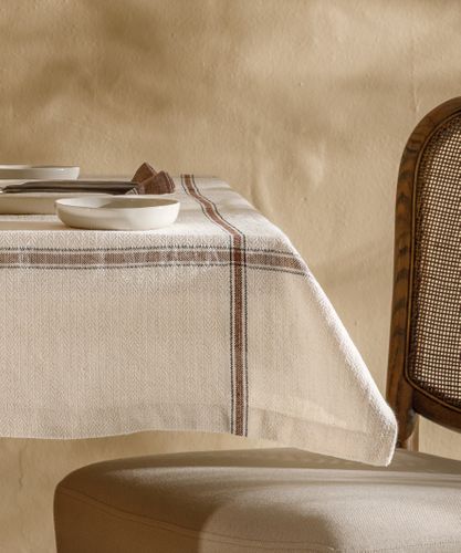 Salon Herringbone Tablecloth