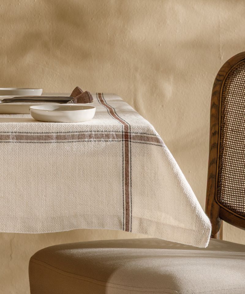 Salon Herringbone Tablecloth