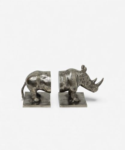Rhino Bookends