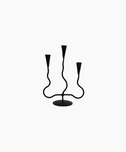 Wavy 3 Cup Candle Holder