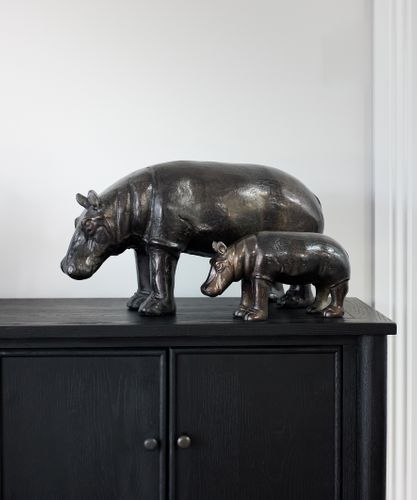 Hippopotamus Oxy Black Small