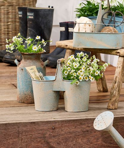 Jardin Seedling Holder Antique Blue