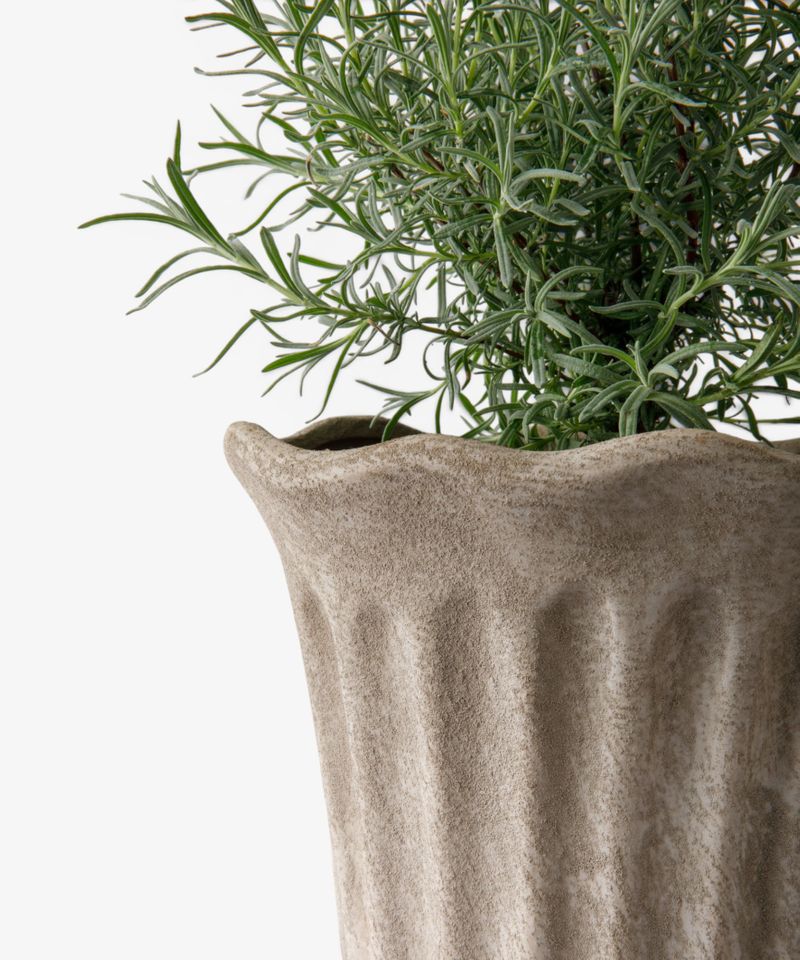 Terra Fluted Planter Medium