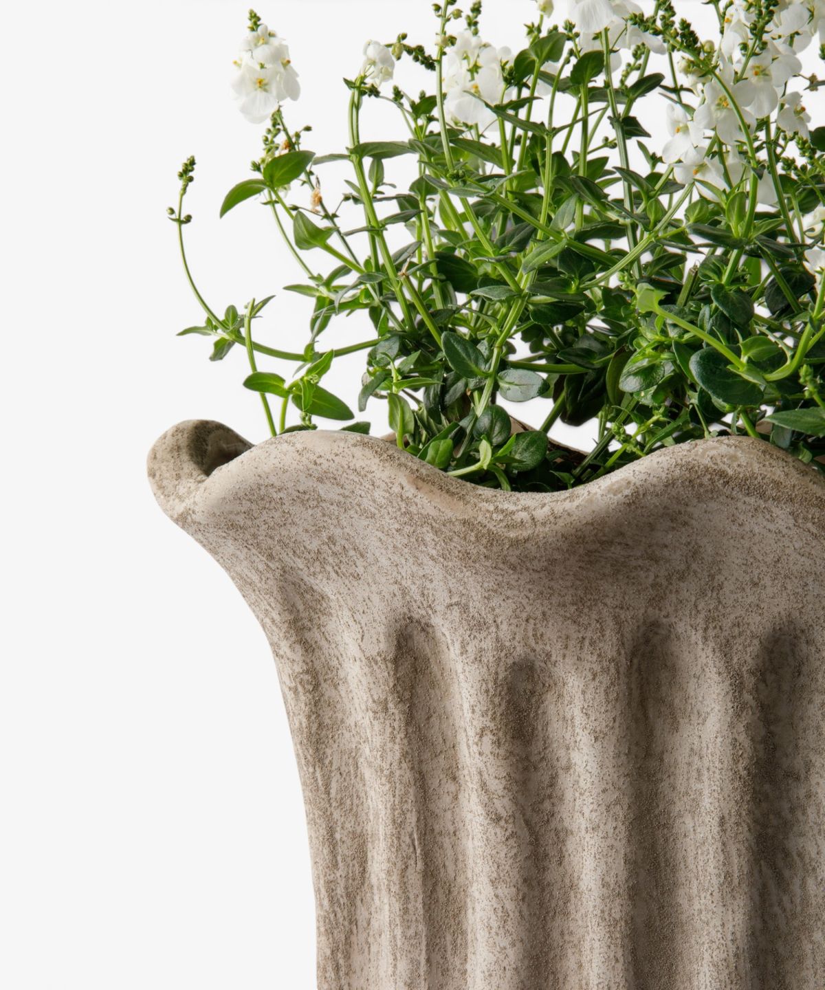 Terra Fluted Oval Planter Large