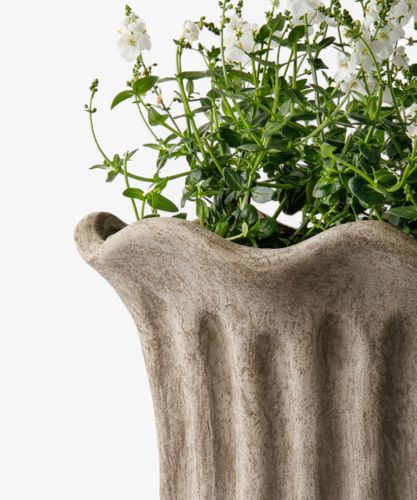 Terra Fluted Oval Planter Large