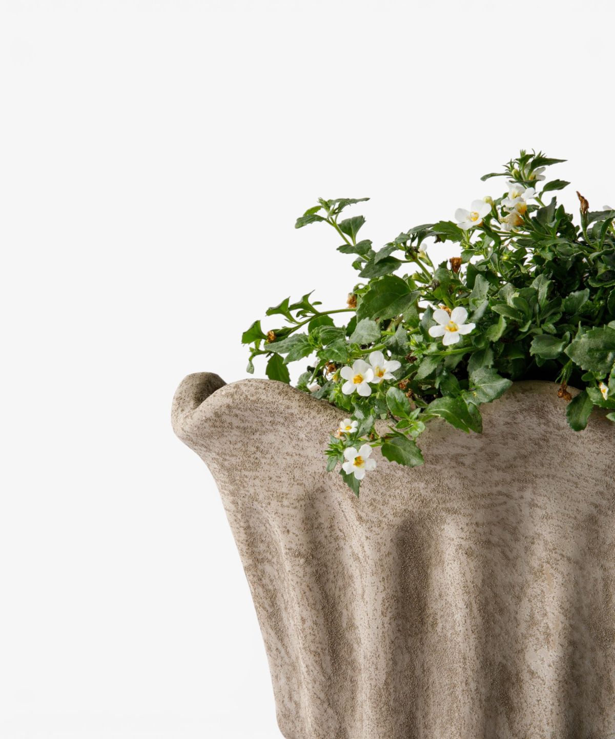 Terra Fluted Oval Planter Small