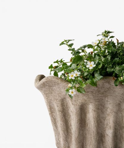 Terra Fluted Oval Planter Small