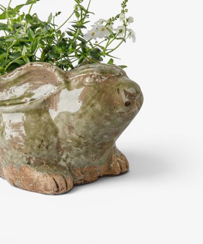 Celadon Rabbit Planter