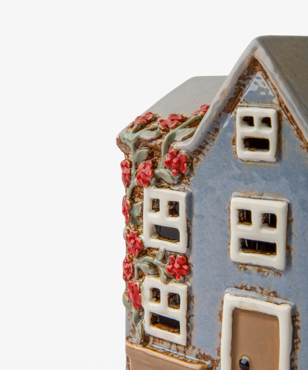 Devon Peak Tea Light Cottage Cornflour