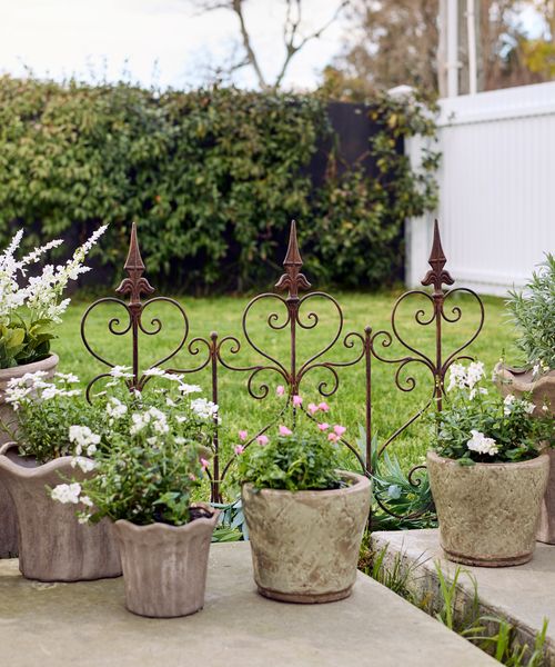 Ornamental Iron Garden Border Short