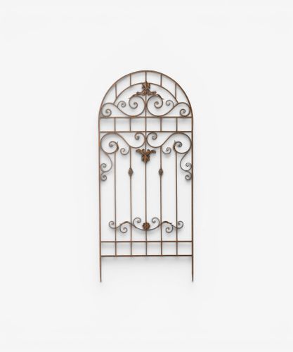 Eden Arched Scroll Iron Garden Panel