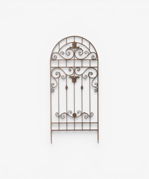 Eden Arched Scroll Iron Garden Panel