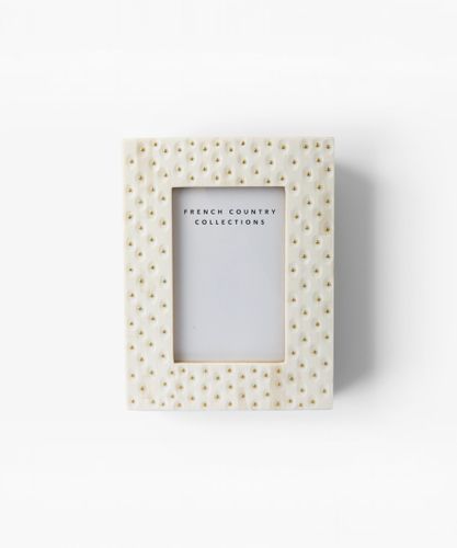 Pearl Dot Photo Frame 4x6"