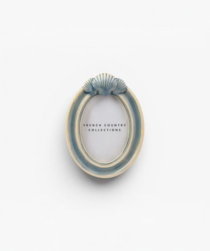 Seashell Oval Mini Photo Frame 2.5x3.5"