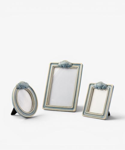 Seashell Oval Mini Photo Frame 2.5x3.5"