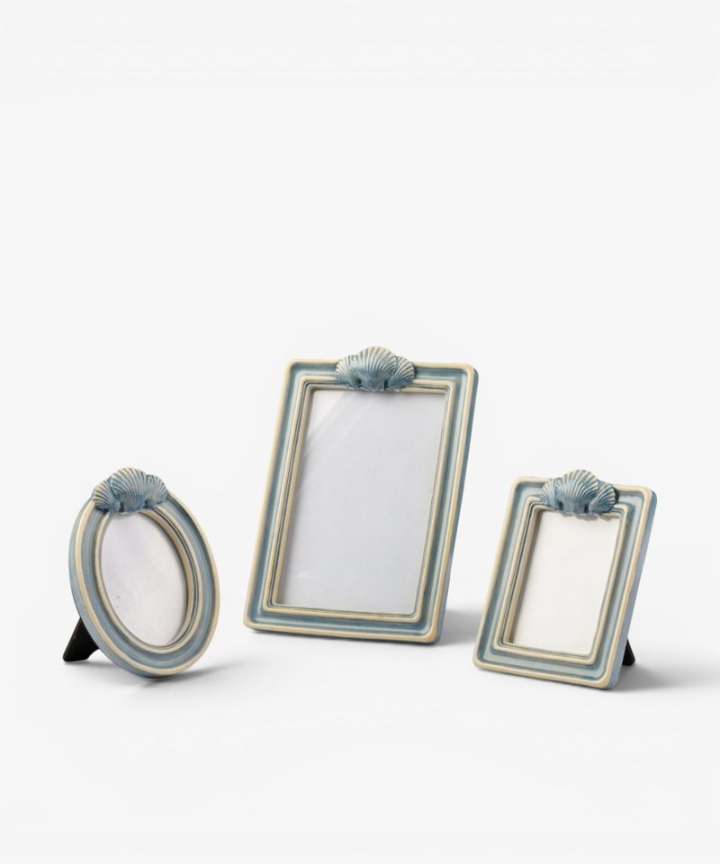 Seashell Oval Mini Photo Frame 2.5x3.5"