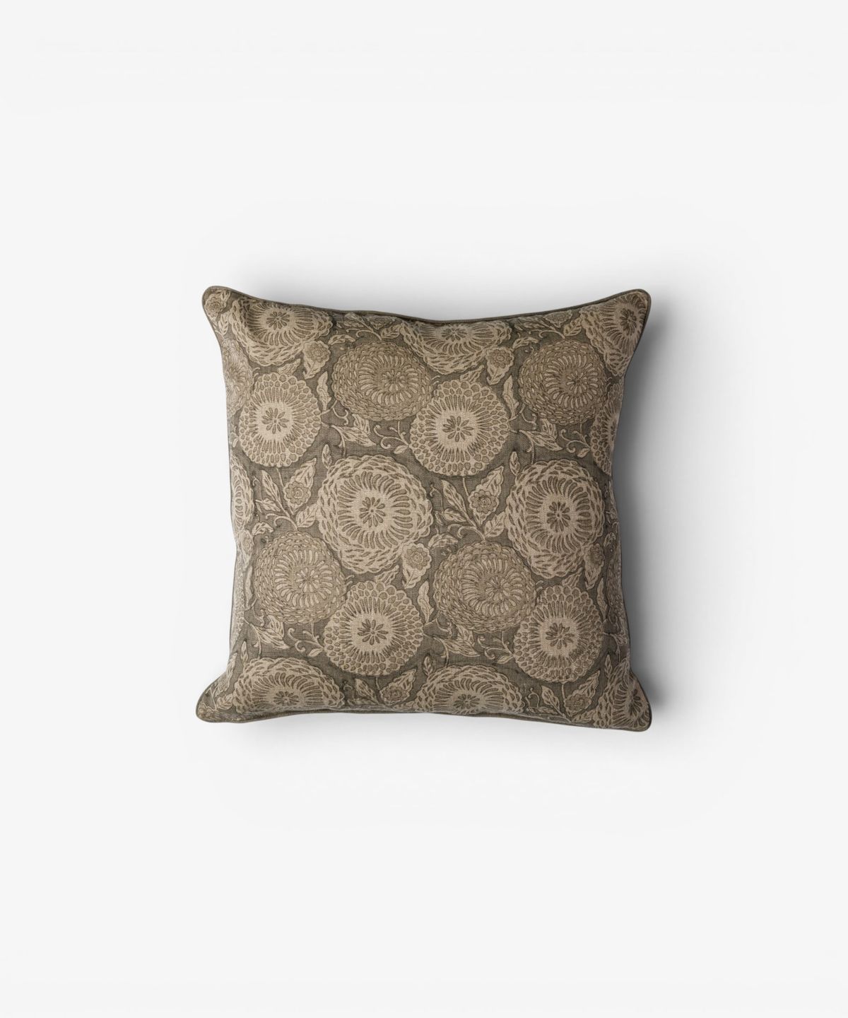 Linen Rosette Cushion Cover