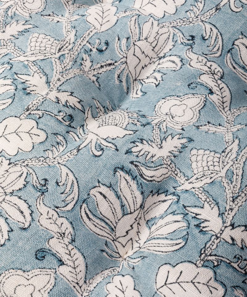 Willow Blue Block Chair Squab