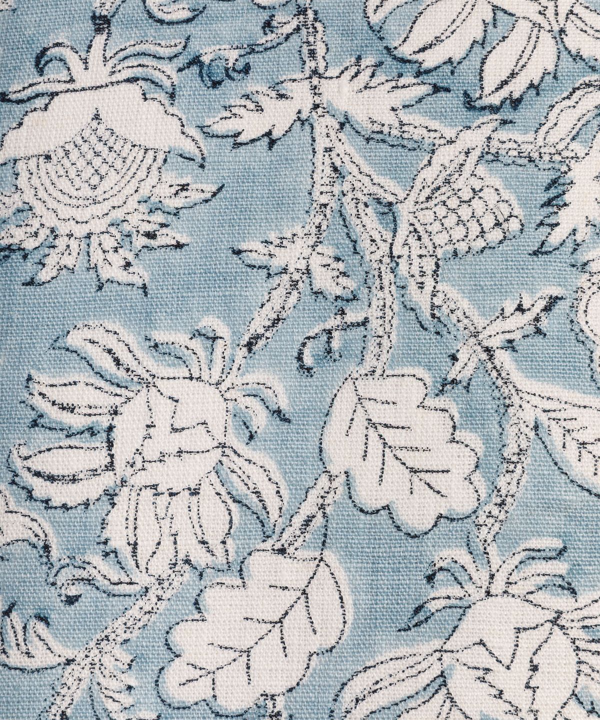 Willow Blue Block Cushion Cover