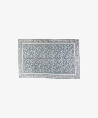 Willow Blue Linen Tablecloth Small