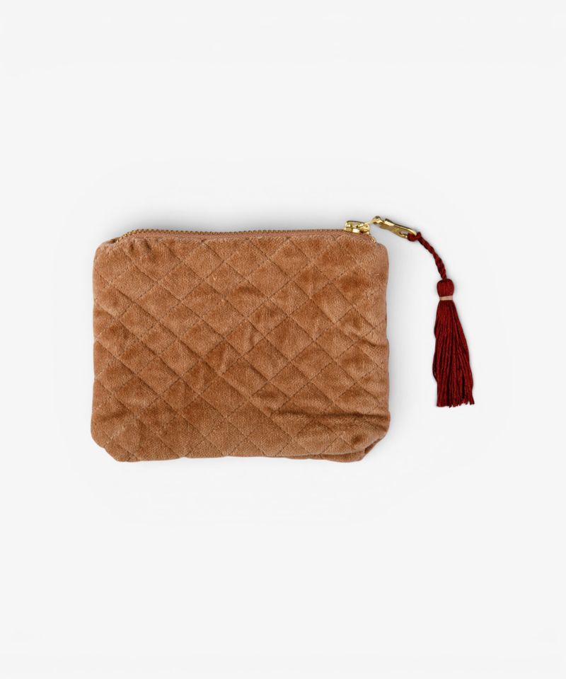 Novi Blush Quilted Pouch