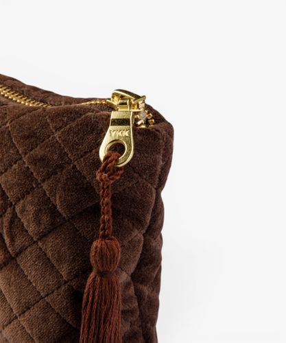 Novi Chocolate Quilted Pouch