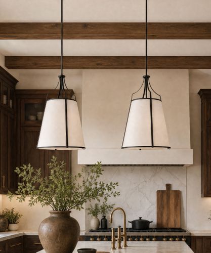 Ellery Pendant Tall Black
