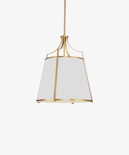 Ellery Pendant Wide Gold