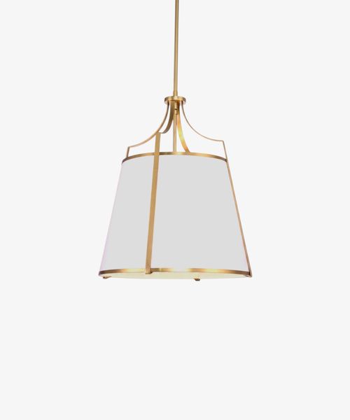 Ellery Pendant Wide Gold