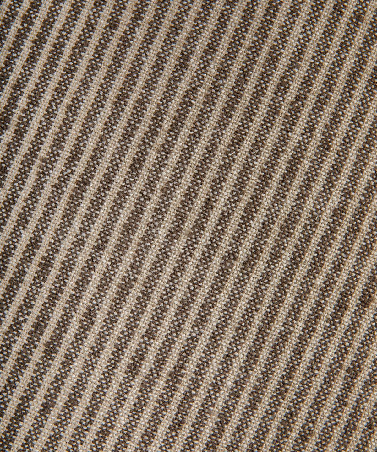 Ticking Cushion Cover Brown