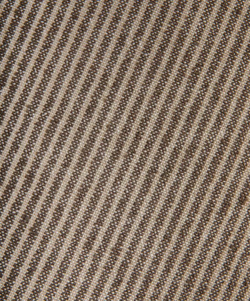 Ticking Cushion Cover Brown