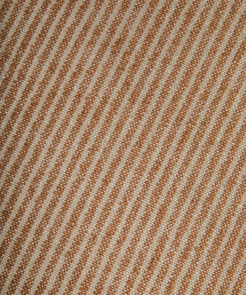 Ticking Cushion Cover Rust