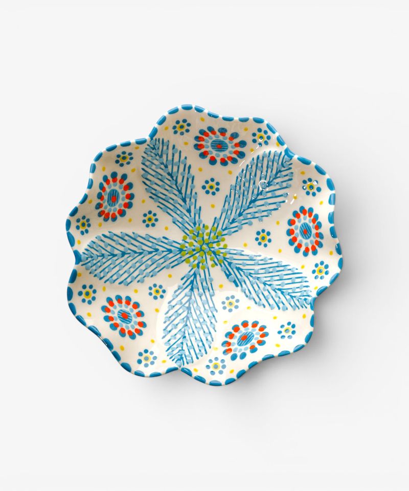 Poppy Pasta Bowl Turquoise