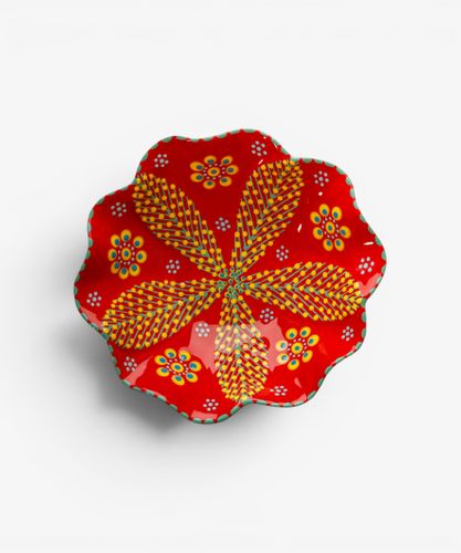 Poppy Pasta Bowl Red