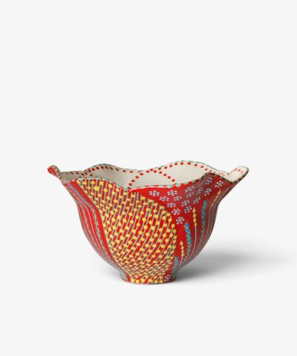 Tulip Salad Bowl Medium Red