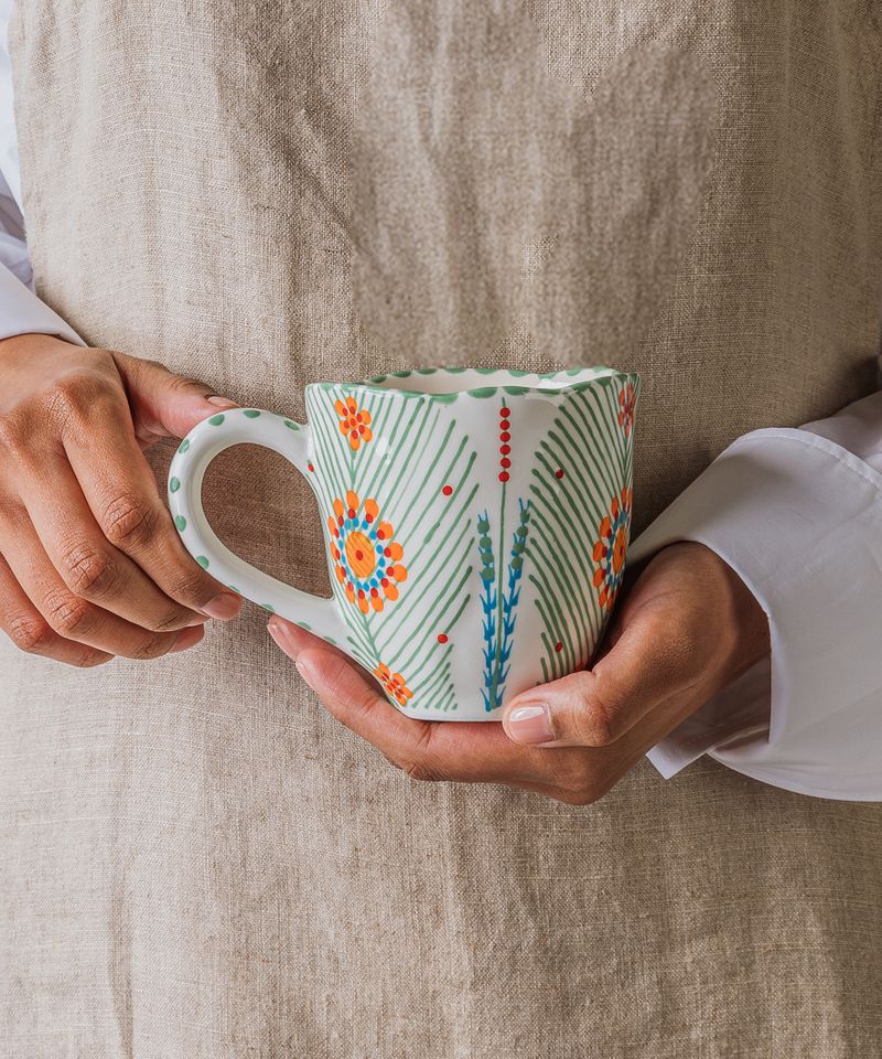 Water Lily Mug Jasper