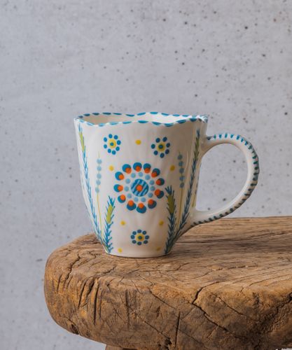Water Lily Mug Turquoise