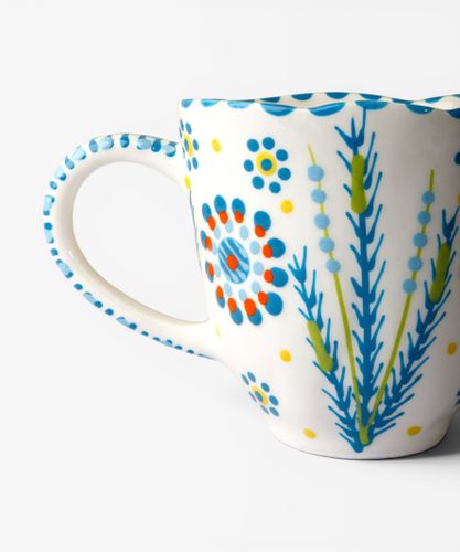 Water Lily Mug Turquoise
