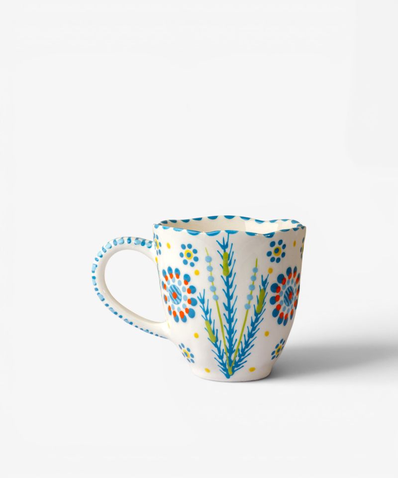 Water Lily Mug Turquoise