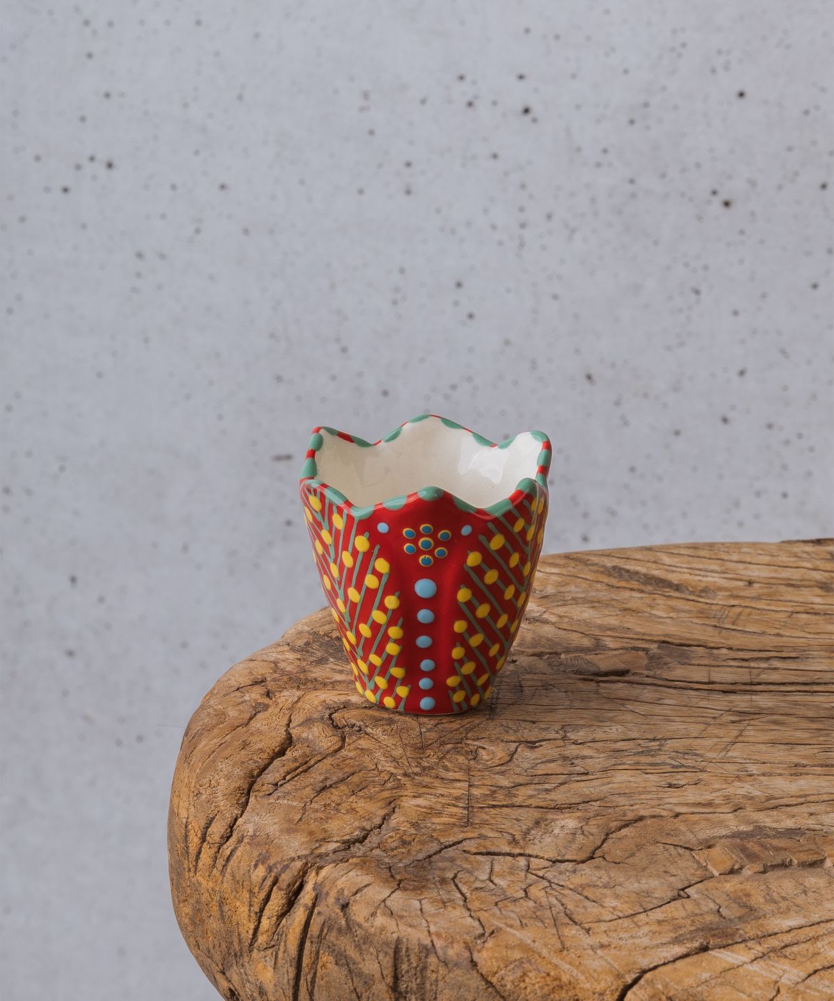 Trillium Egg Cup Red