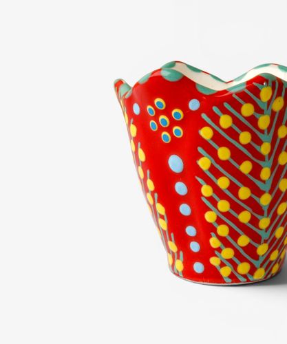 Trillium Egg Cup Red