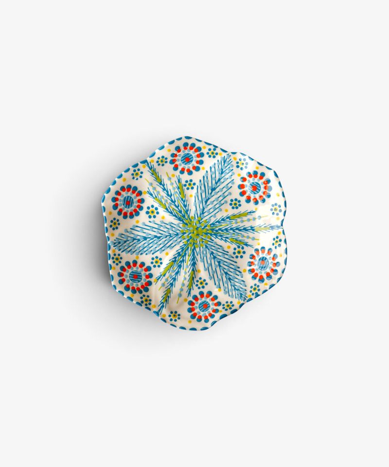 Tulip Side Plate Turquoise