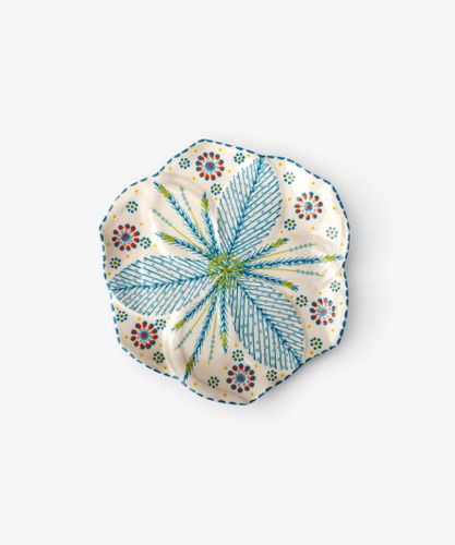 Tulip Dinner Plate Turquoise