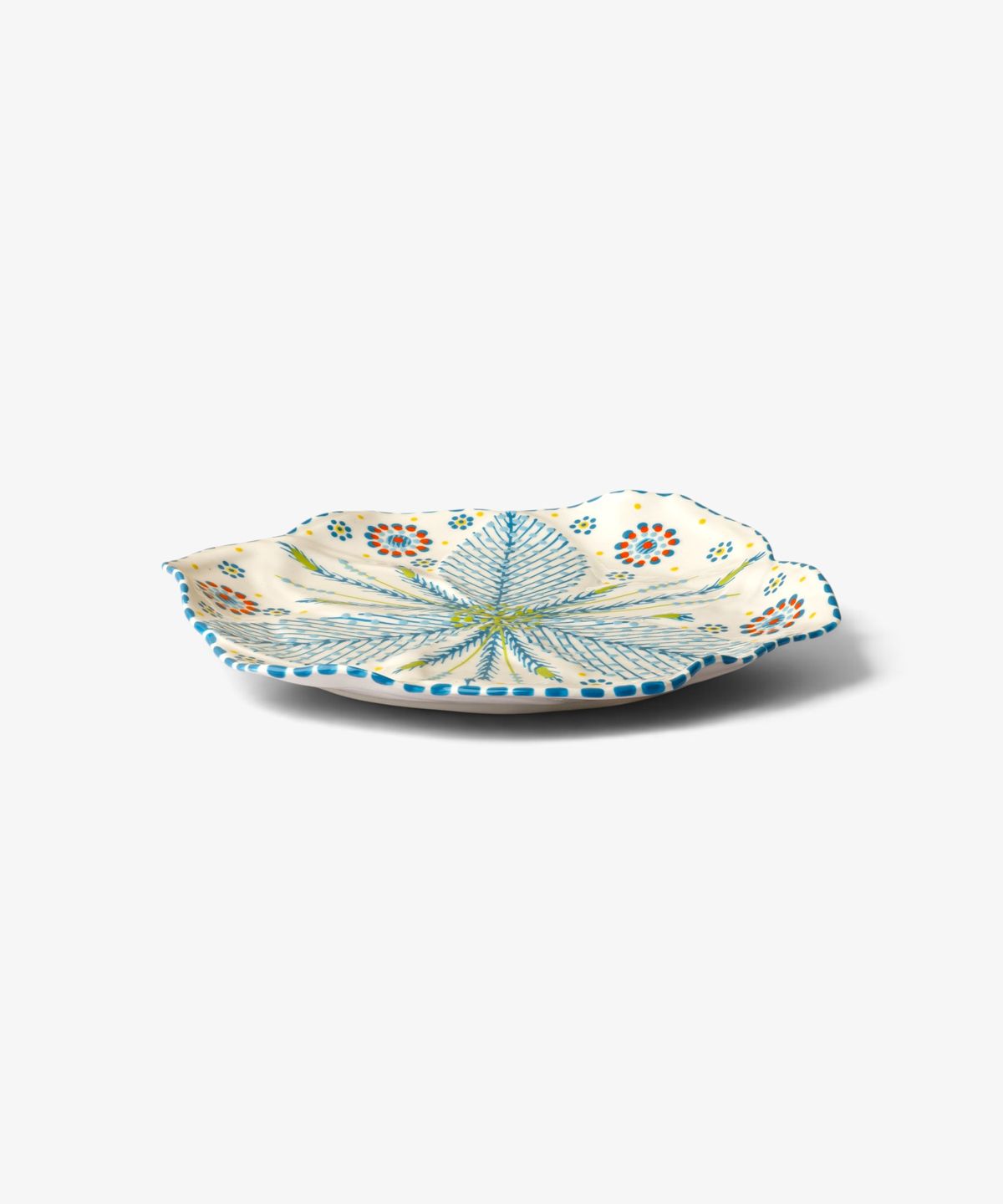 Tulip Dinner Plate Turquoise