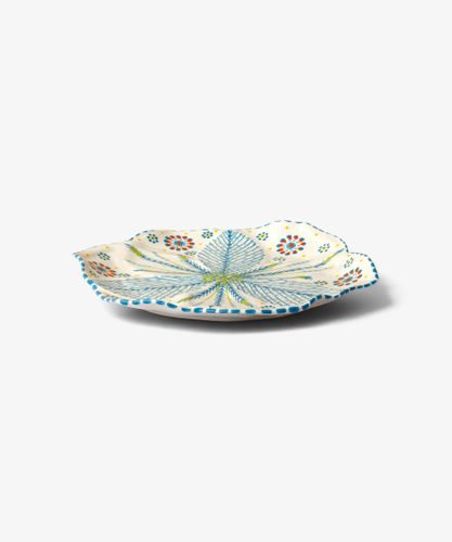 Tulip Dinner Plate Turquoise
