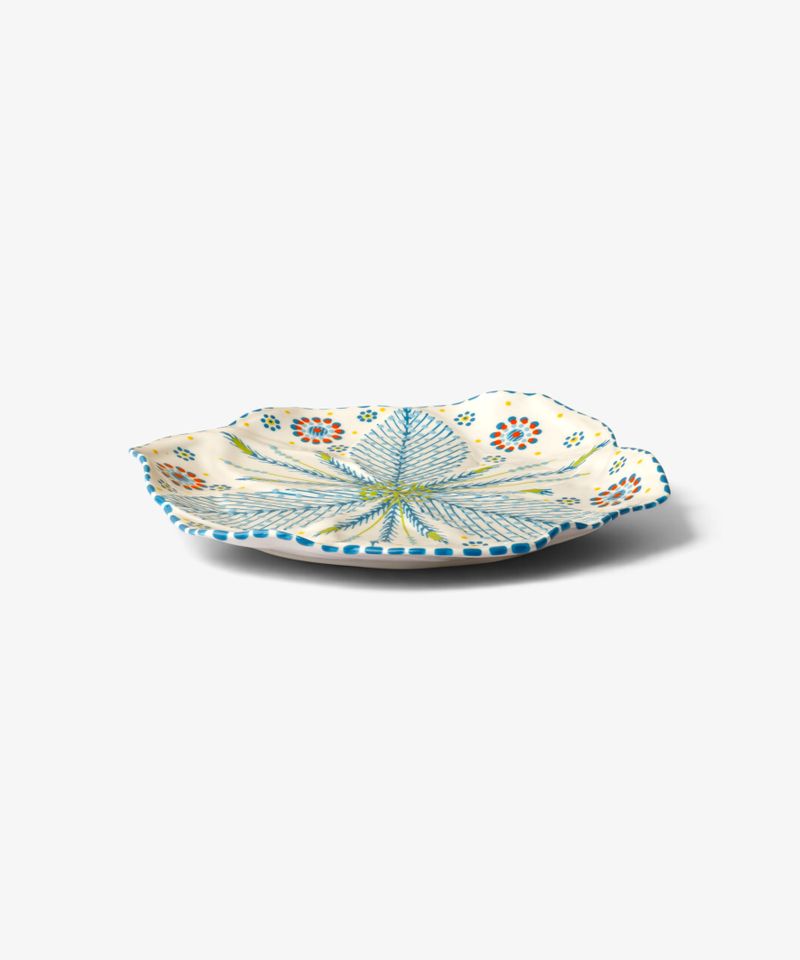 Tulip Dinner Plate Turquoise
