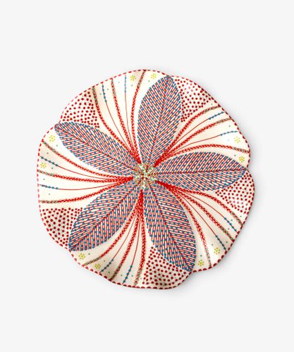 Poppy Platter Red