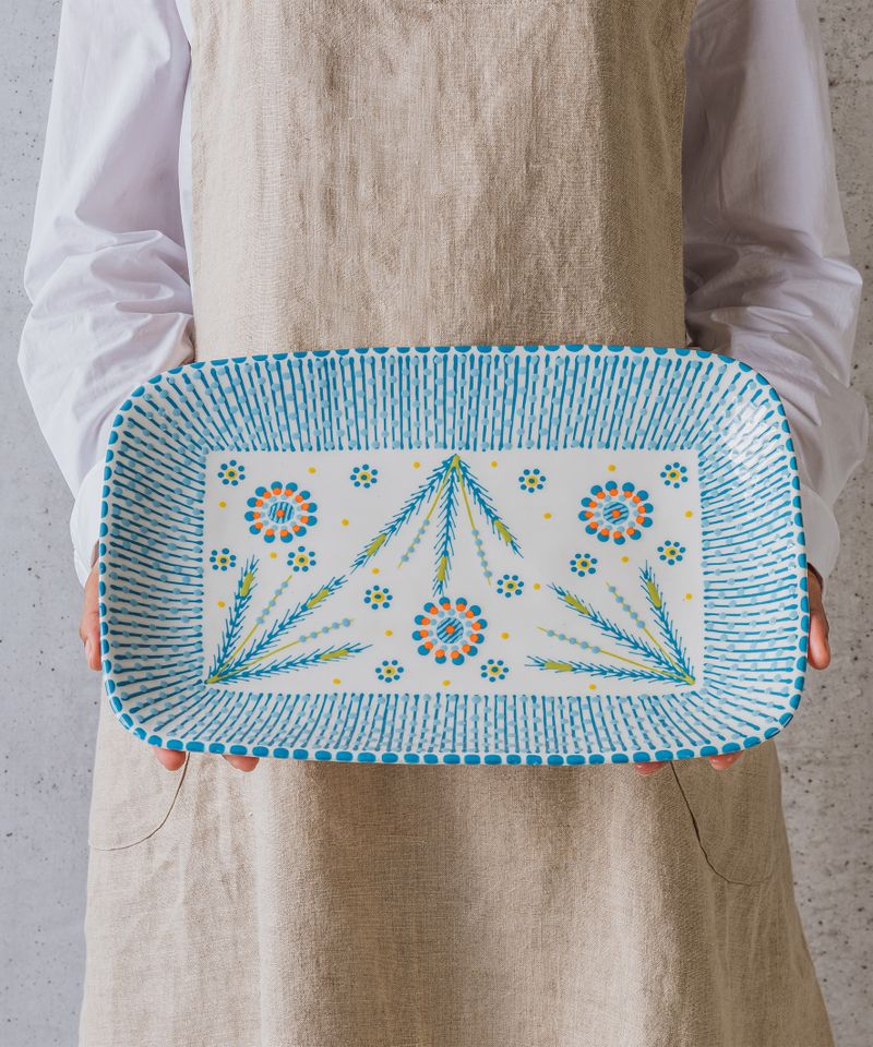 Breakfast Platter Turquoise