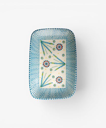 Breakfast Platter Turquoise